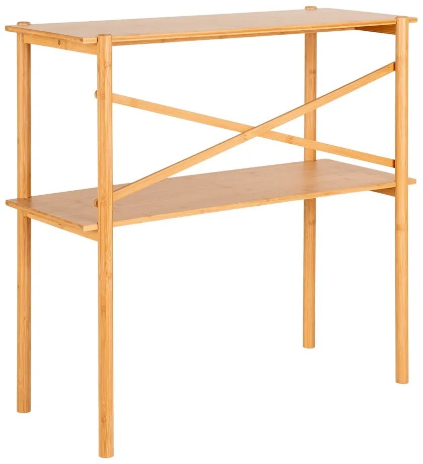 Бамбукова конзолна маса в естествен цвят 32x83 cm Manaus – House Nordic