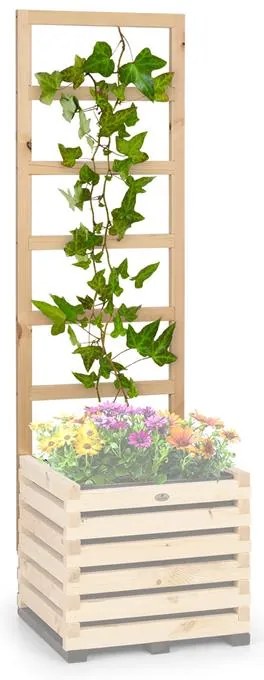 Blumfeldt Modu Grow 50 UP, мрежа за растения, 151 x 50 x 3 cm, бор