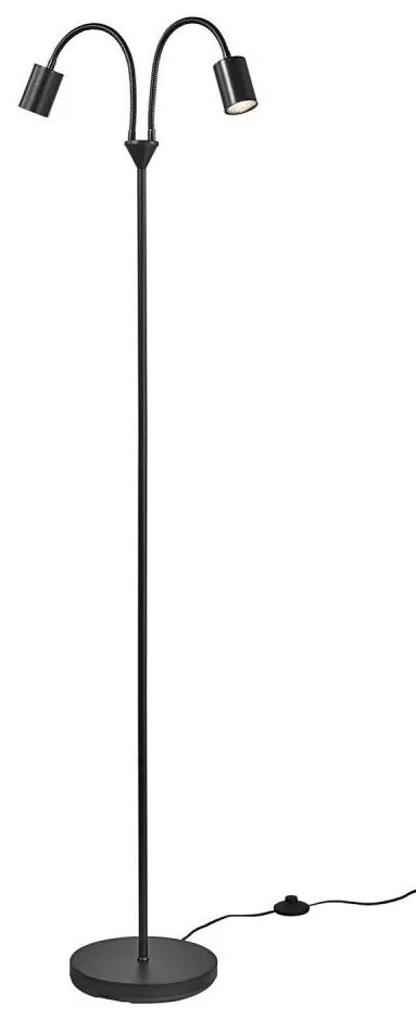 Nordlux - Лампион EXPLORE 2xGU10/7W/230V черен