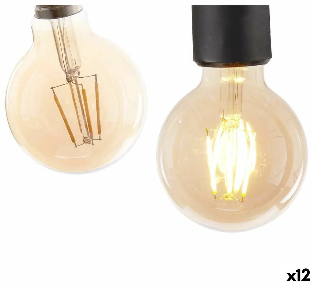 LED крушка E27 Vintage Прозрачен 4 W 8 x 12 x 8 cm (12 броя)