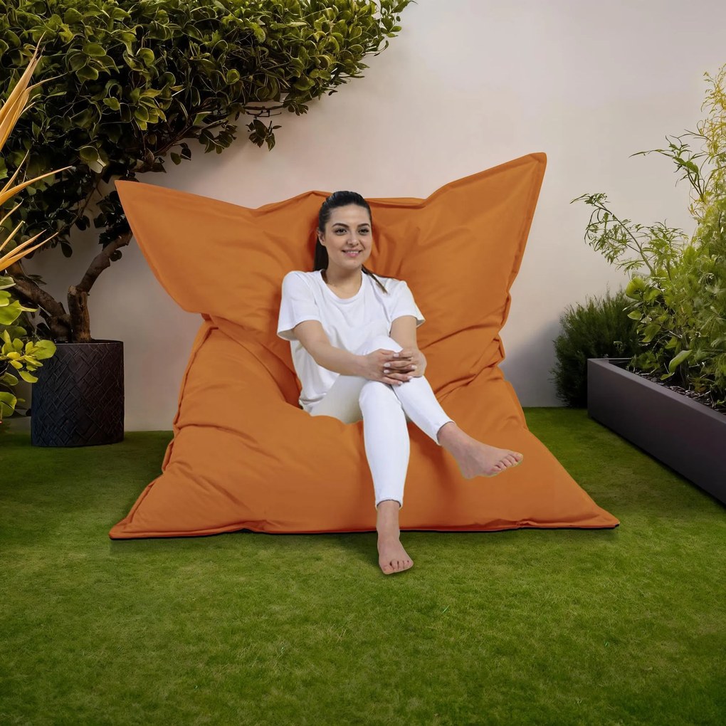 Градински пуф Giant Cushion 140x180, цвят Оранжев