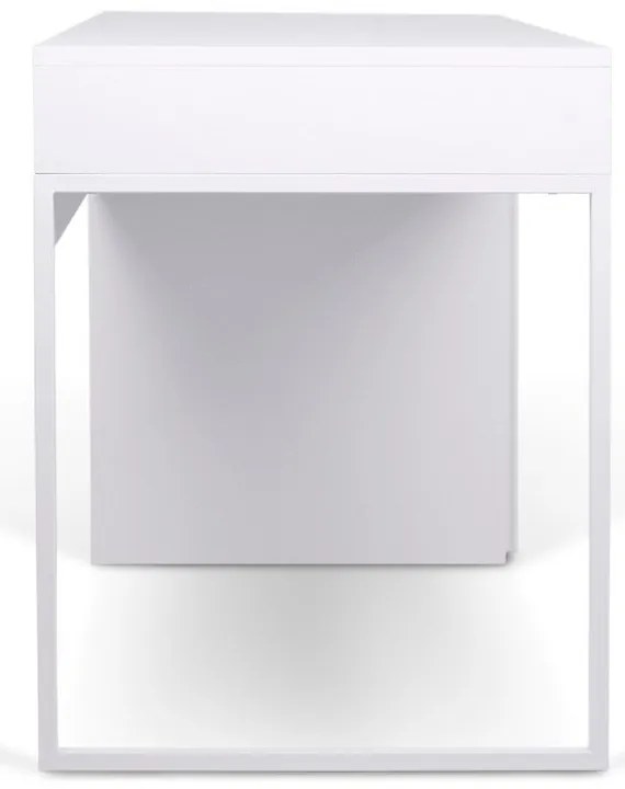 Бяла работна маса Prado - TemaHome