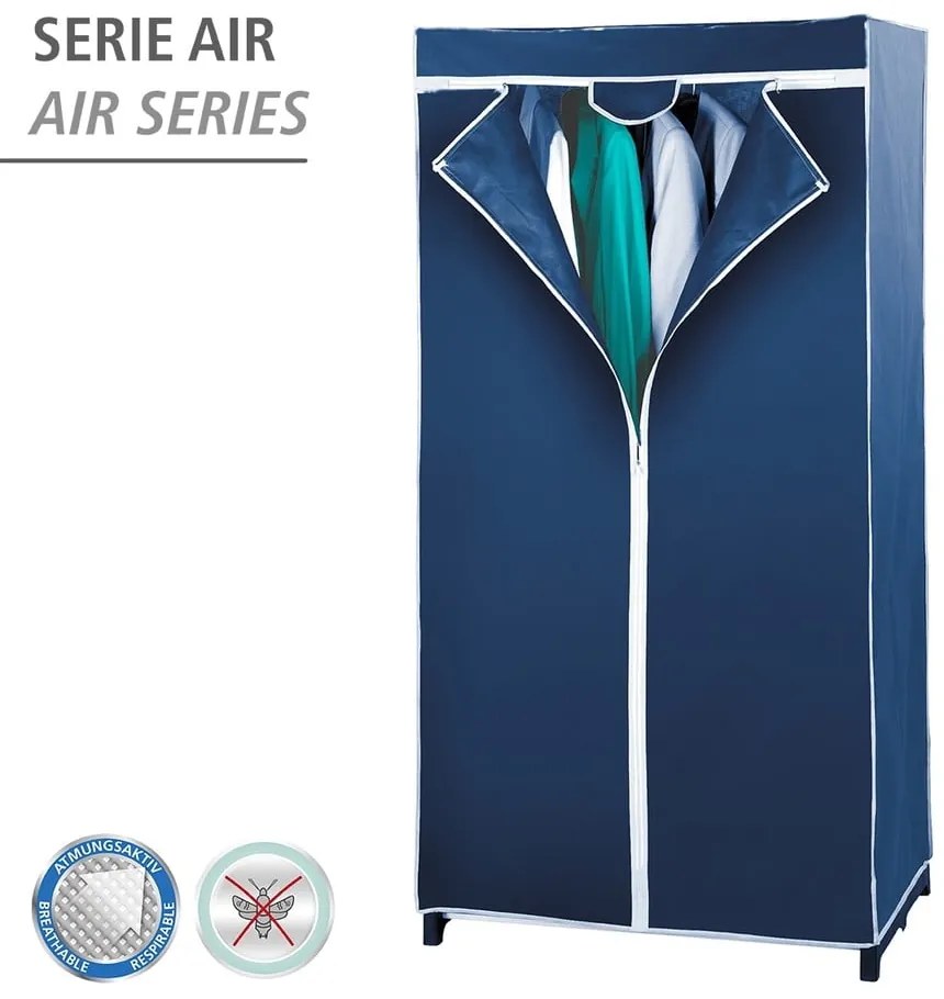 Гардероб от син плат 75x150 cm Air - Wenko