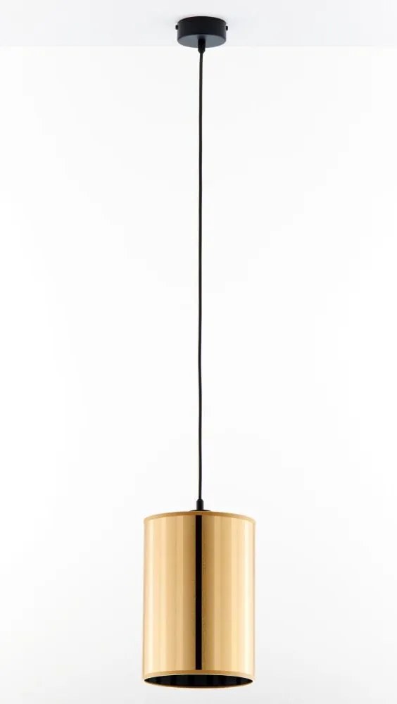 Jupiter 2090 - Пендел на кабел CORTINA 1xE27/15W/230V златист/черен