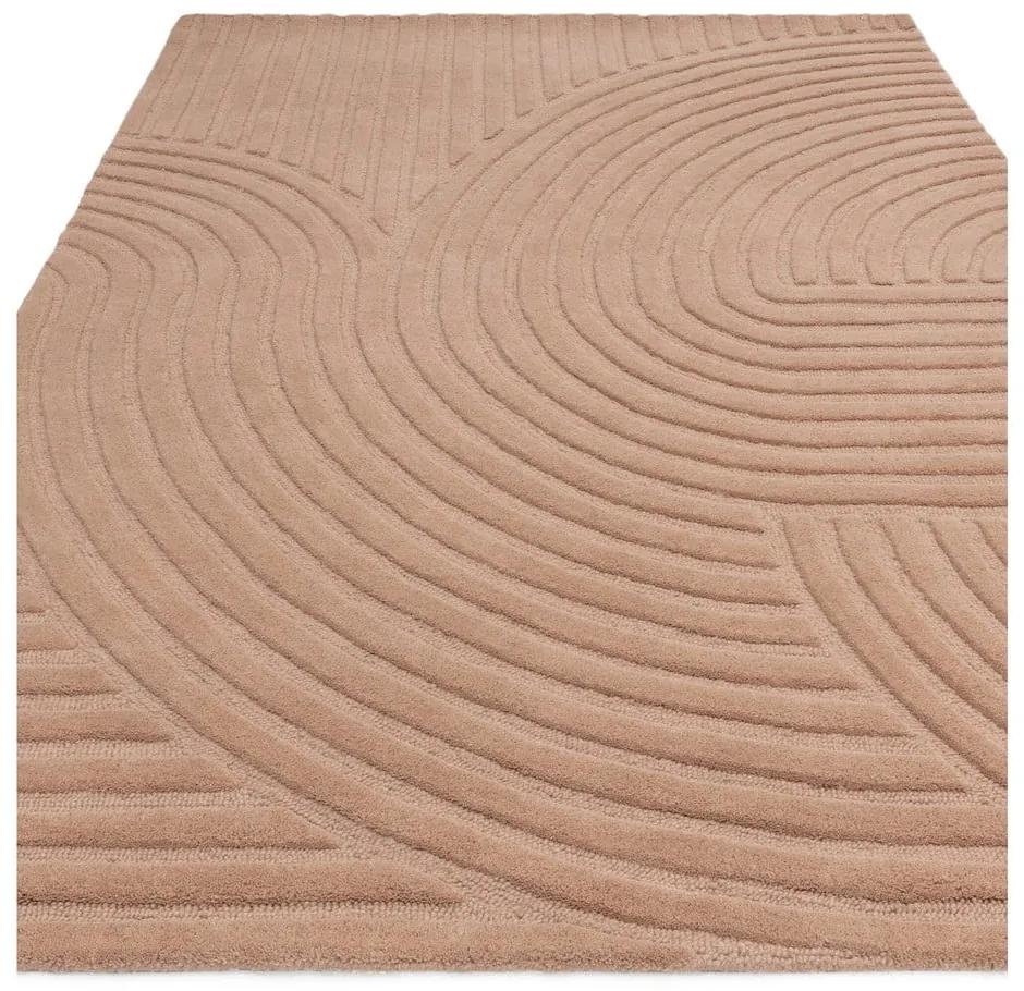 Розов вълнен килим 120x170 cm Hague - Asiatic Carpets