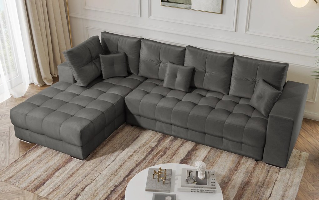 Разтегателен ъглов диван Никсън