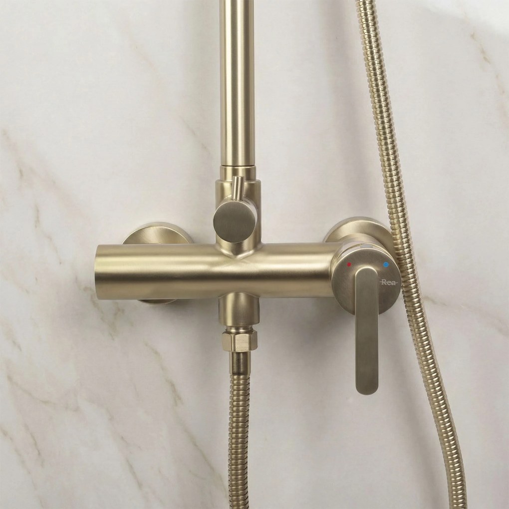 Комплект за душ Rea Ontario Brush Gold