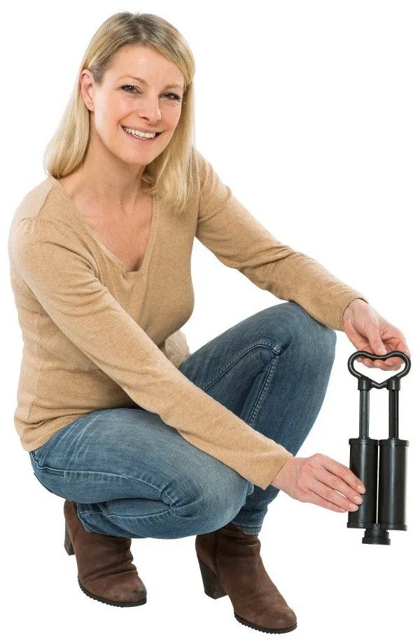 Комплект от 5 пътни вакуумни торбички и помпа за дрехи - Wenko