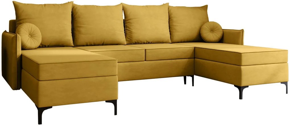 Ъглов диван Leon U-Kitrino