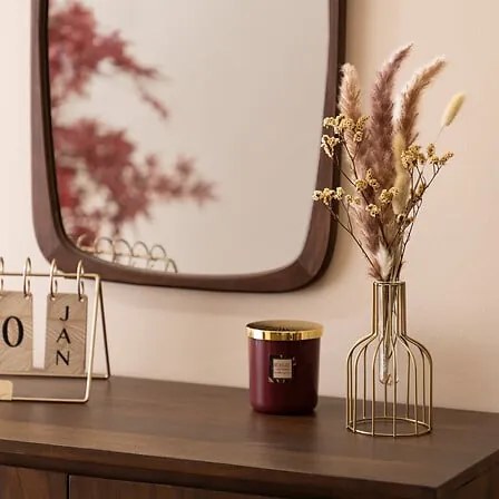 Декоративни цветя  с ваза atmosphera Met, Метал, 40 cm