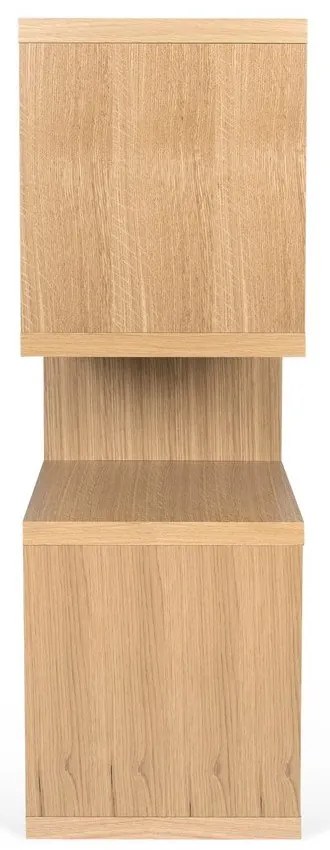 Кафяв шкаф за книги Лондон, 34 x 100 cm - TemaHome