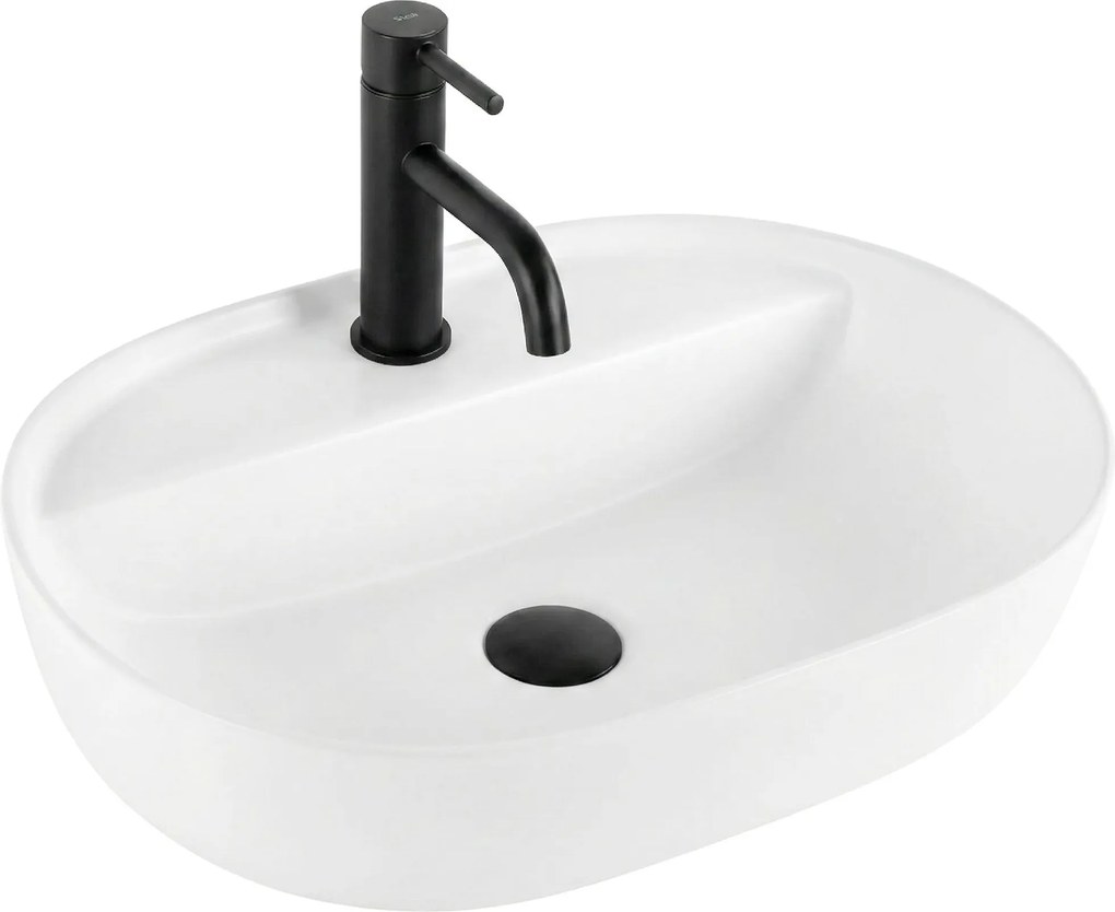 Умивалник за плот REA Aura 51 White Matt