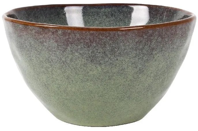 Дълбока купа LA MEDITERRANEA Macarella Green, 15x8 см, порцелан