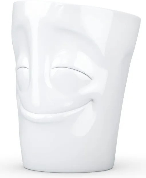 Бяла порцеланова чаша с дръжка , обем 350 ml - 58products