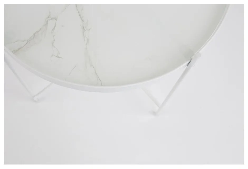 Бяла масичка за кафе Cupid - Zuiver