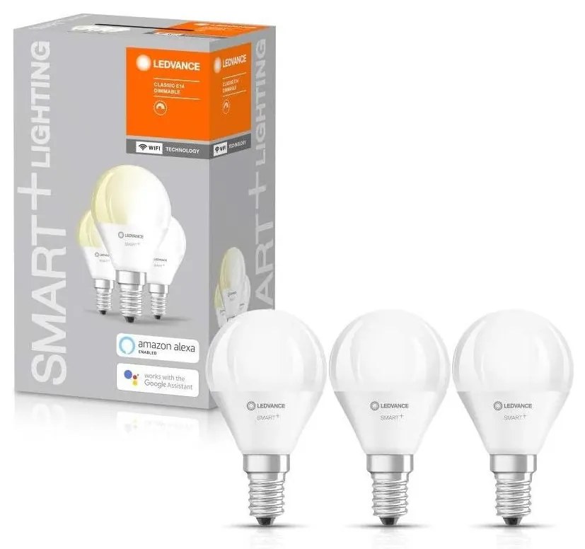 К-кт 3бр. LED димируеми крушки SMART+ E14/5W/230V 2700K - Ledvance