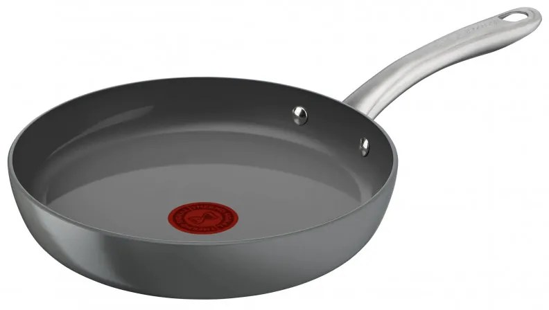 Тиган Tefal C4240743 Renew+, 30 см, Незалепващо покритие, Thermo-signal, Thermo-Fusion, Индукция, Сив