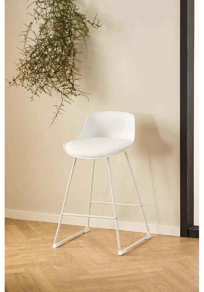 Бял бар стол (височина на седалката 66 cm) Tina – Actona