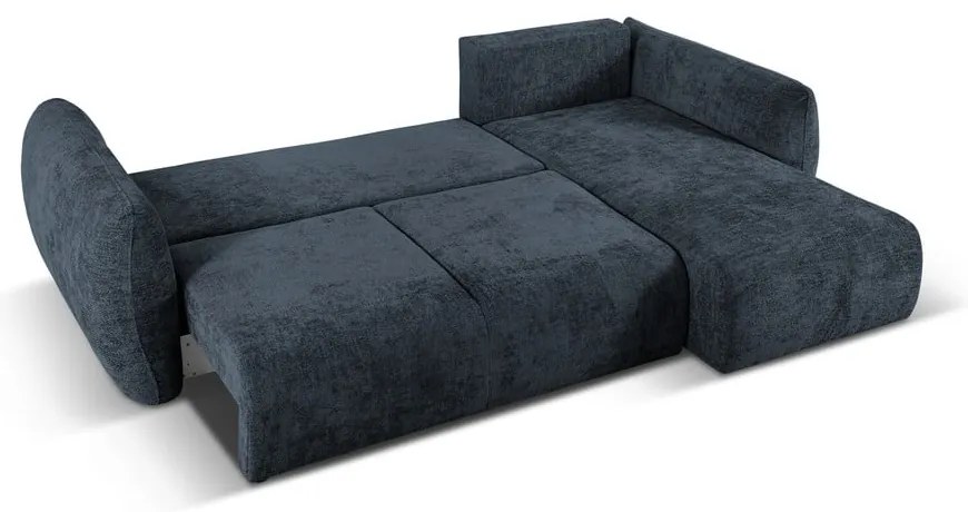 Тъмносин ъглов диван (десен ъгъл) Matera - Cosmopolitan Design