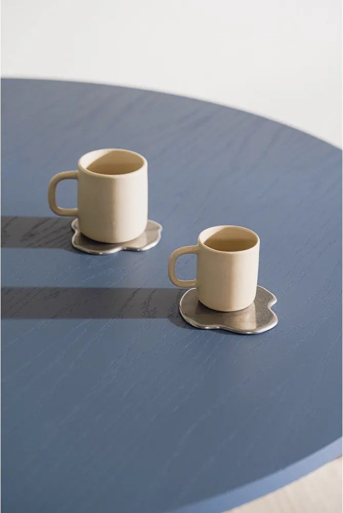 Метални подложки в комплект 4 бр. в сребрист цвят Plama – noo.ma