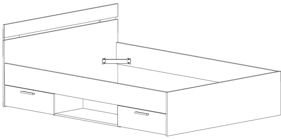 легло Ohio-Oak-140 x 200