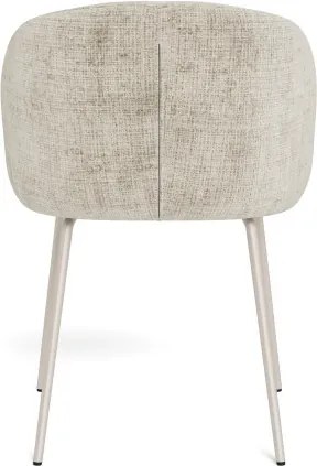 ЦЛЯРА Бежово (тъкан Juto 4)/сивобежова крака (кашмир) - МОДЕРЕН ТАПИЦИРАН СТОЛ ЛОФТ ЗА ДНЕВНА/ТРАПЕЗАРИЯ/ОФИС