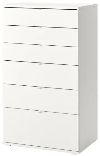 VIHALS скрин с 6 чекмеджета, с функция за закрепване/отключване 304.832.47