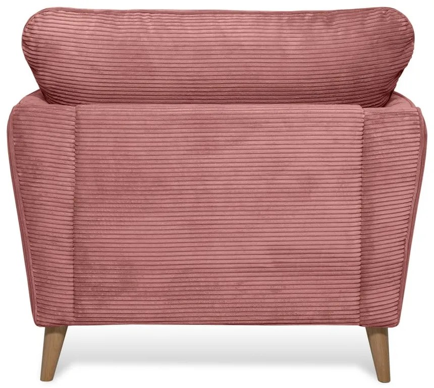 Розово кресло от рипсено кадифе Paris – Scandic