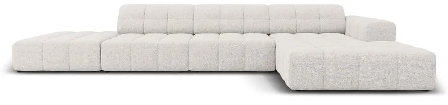 Светлосив ъглов диван (десен ъгъл) Chicago - Cosmopolitan Design