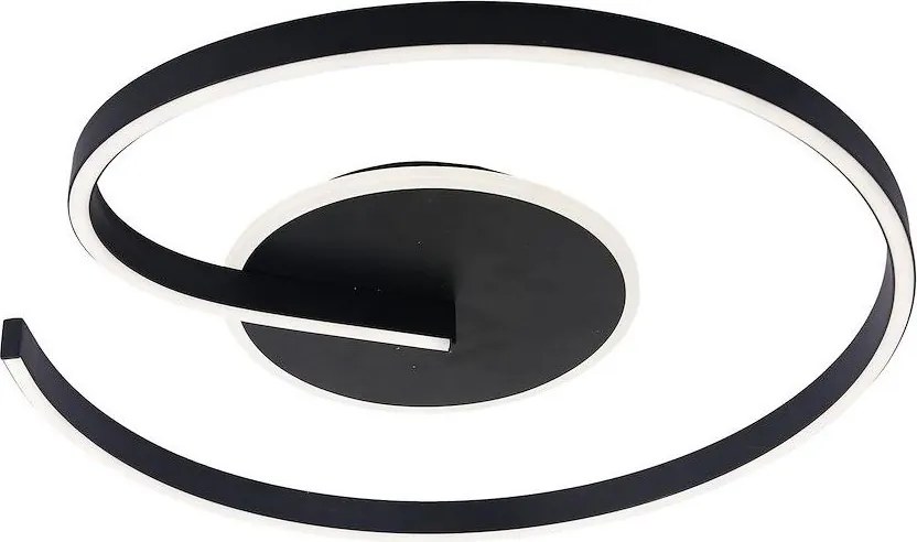 LED таванна лампа LORENZO LED/22W/230V Ø 50 см, черна