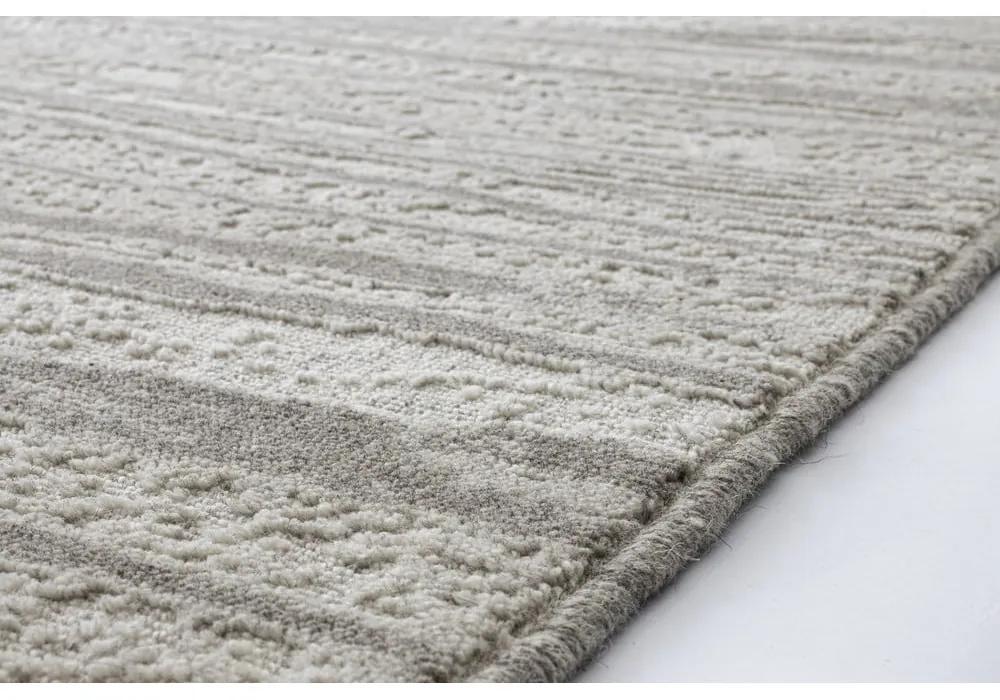Светлосив вълнен килим 200x300 cm Tejat - Agnella