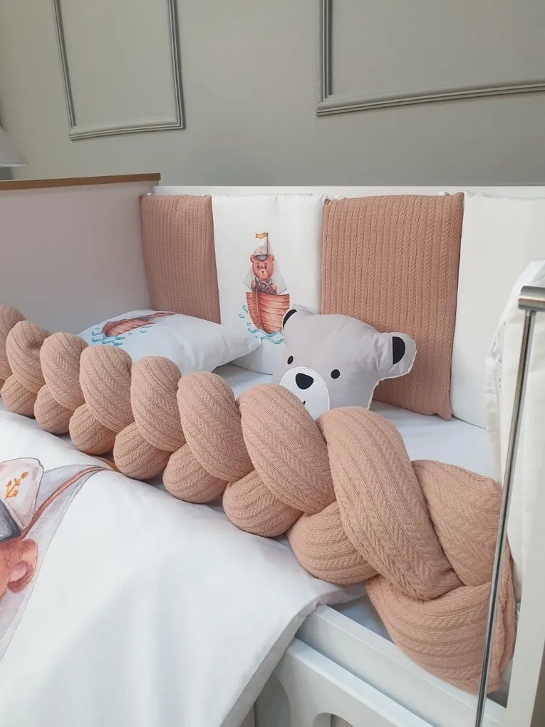 Babyhome Комплект за бебешко легло 60/120 см - мече