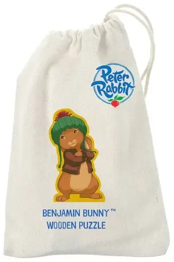 Дървен пъзел Benjamin Bunny, в торбичка