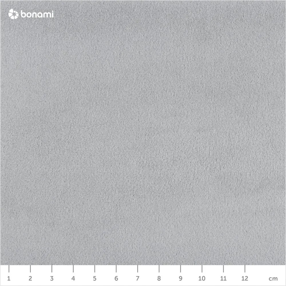 Светлосиво кадифено двойно легло , 160 x 200 cm Juniper - Mazzini Beds