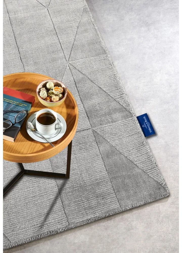 Сив ръчно изработен вълнен килим 120x170 cm Ursule – Villeroy&Boch