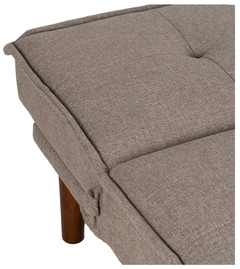 Сиво-бежов шенилов разтегателен диван 181 cm – Ixia