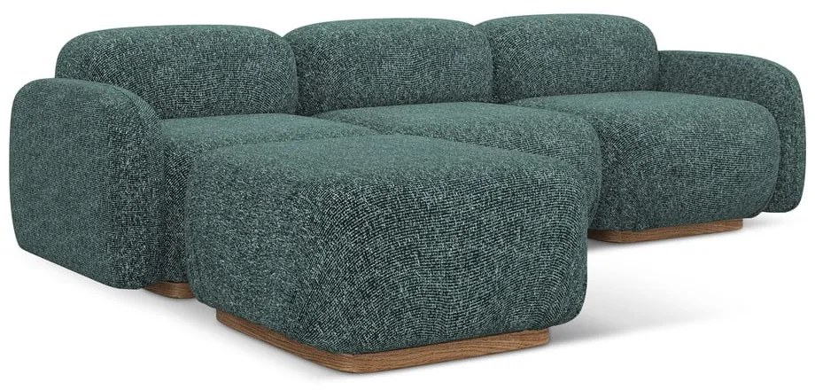 Тюркоазен модулен ъглов диван (променлив) Ailani – Makamii