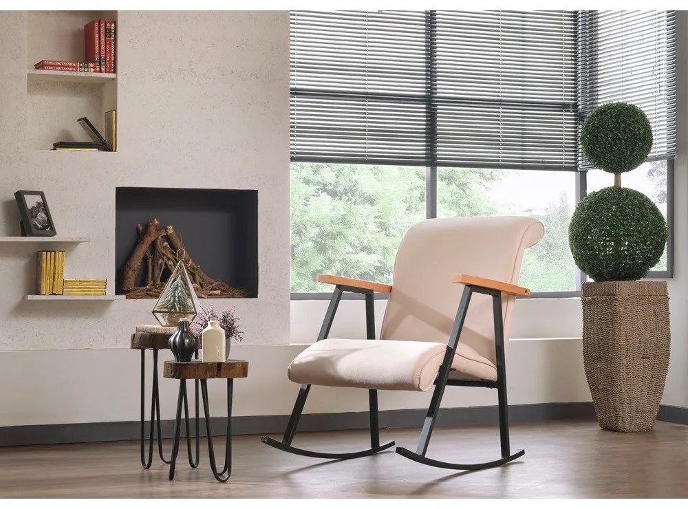 Кремав фотьойл Yoka - Artie