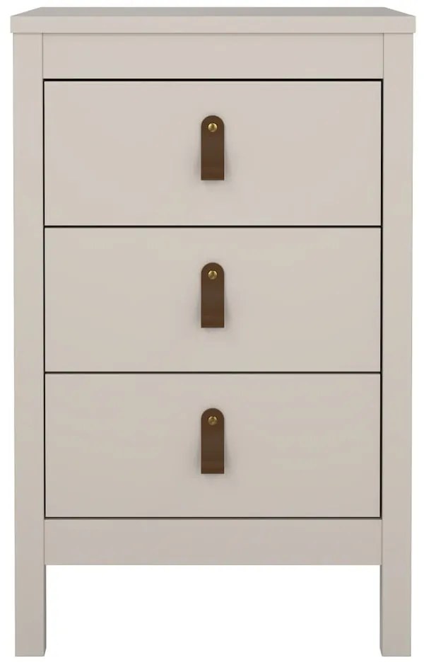 Сиво-бежово нощно шкафче Madrid – Tvilum