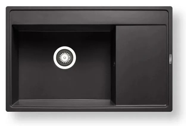 Pyramis 70168401 - Кухненска мивка CAMEA 79x50 cm гранит/черна