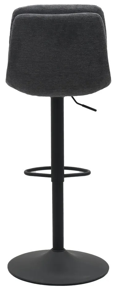 Тъмносив бар стол с регулируема височина Colville – Unique Furniture