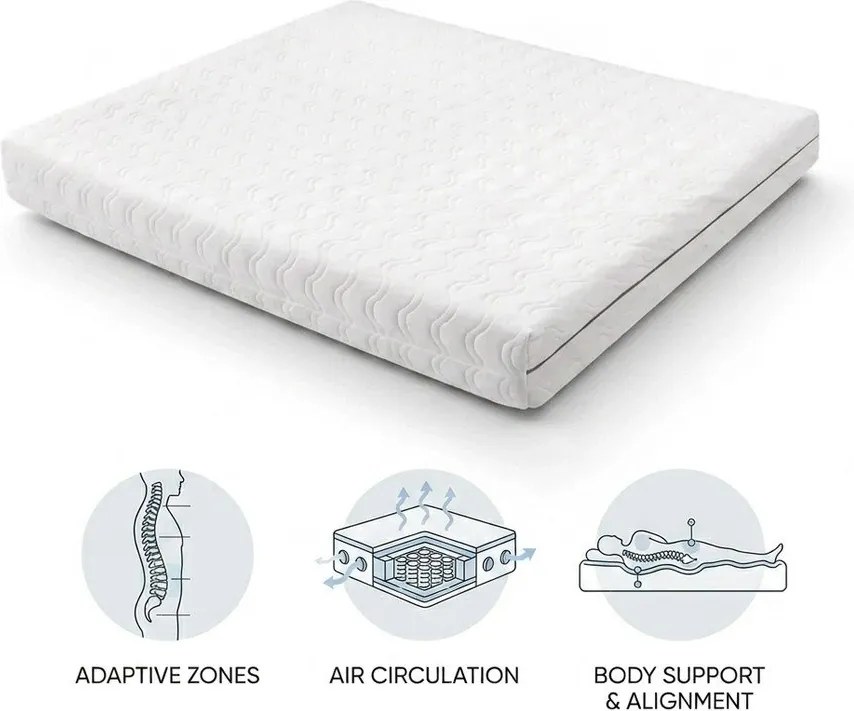 Средно твърд терморегулиращ матрак с пружини 90x200 cm Dream Essence – Bonami Essentials