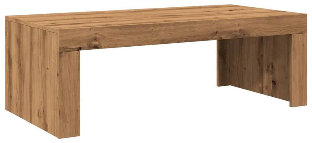 856683 vidaXL Кафе маса, дъб артизан, 102x50x35 см, инженерно дърво