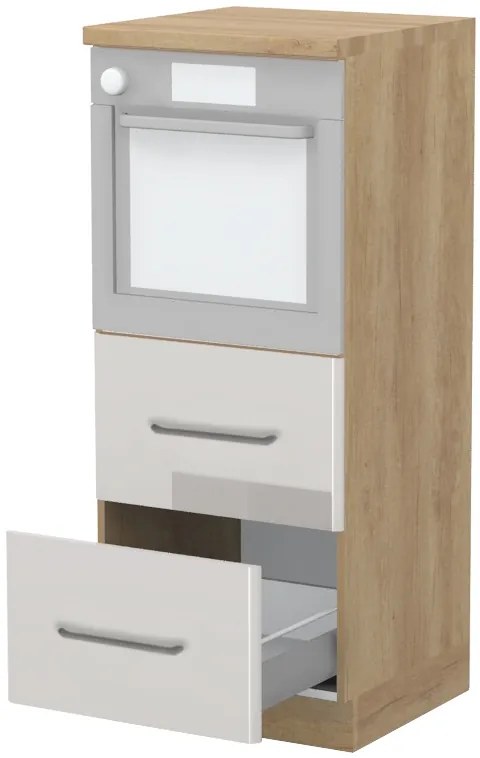 Висок подов шкаф за фурна Modena K14-60-2MB-Oak - Gray light