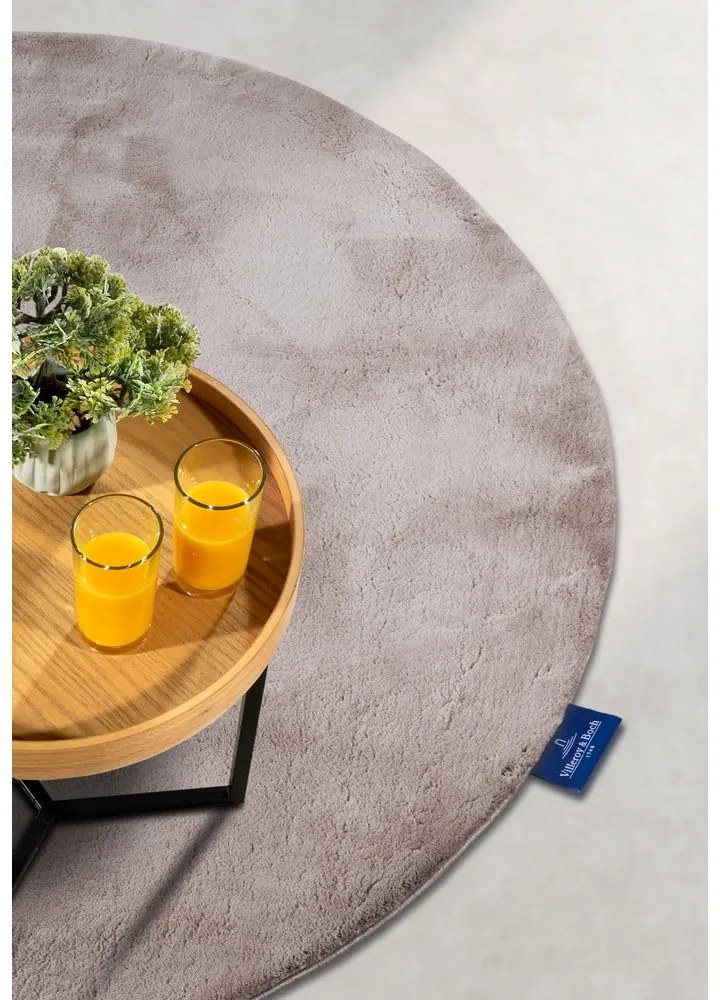 Бежов кръгъл килим ø 200 cm Leon – Villeroy&Boch