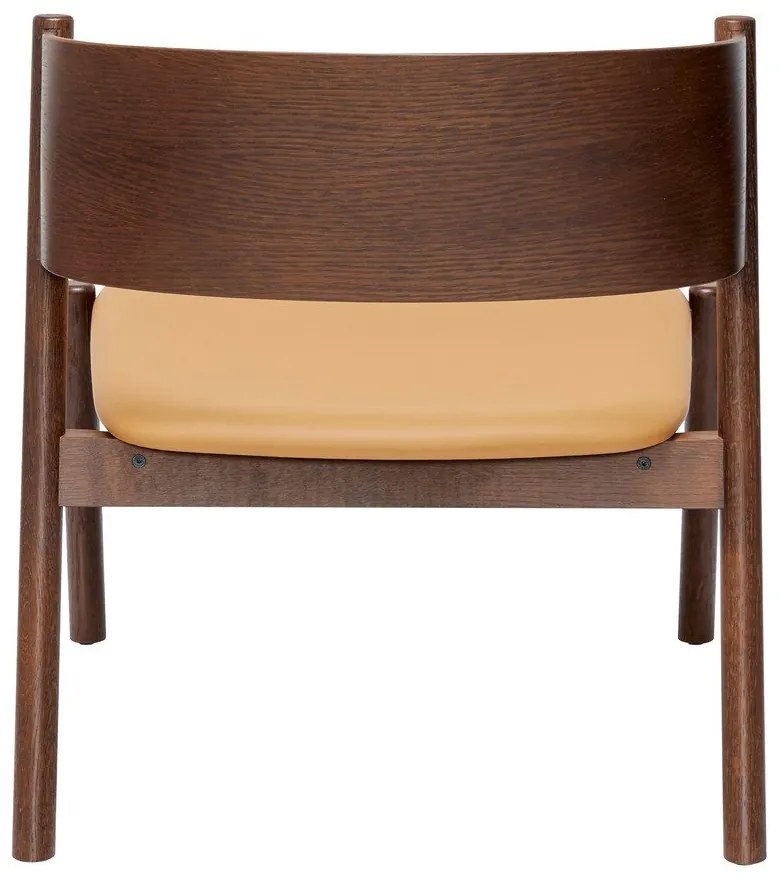 Тъмнокафяво кресло Oblique – Hübsch