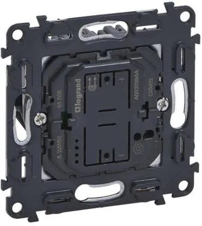 Legrand Димер бутонен R3-400W L3-400VA LED3-125VA (без лицев панел) Valena In Matic  - 752062A