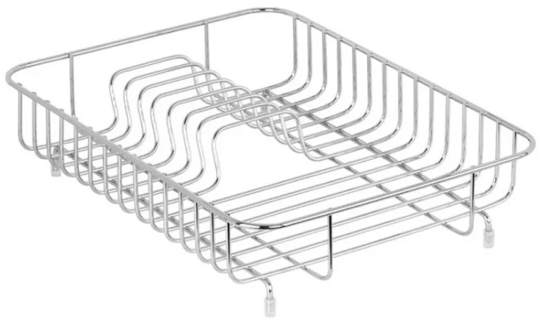 Сушилник за съдове Metalife TK-797, 1 ниво, 37х27.5х9 см, Хром