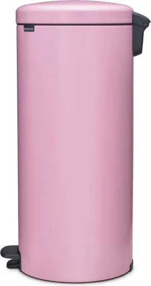 Кош за боклук с педал Brabantia NewIcon 1010443, 30 л, Плавно затваряне, Противоплъзгаща основа, Розов