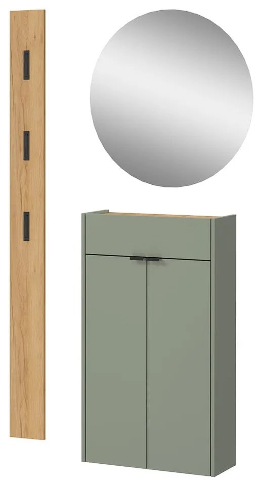 Комплект за коридор в зелен/естествен цвят Ameca - Germania